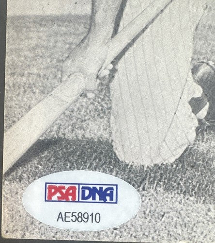 BOB ALLISON Washington Senators Signed Postcard Mint Auto photo PSA Coa Twins