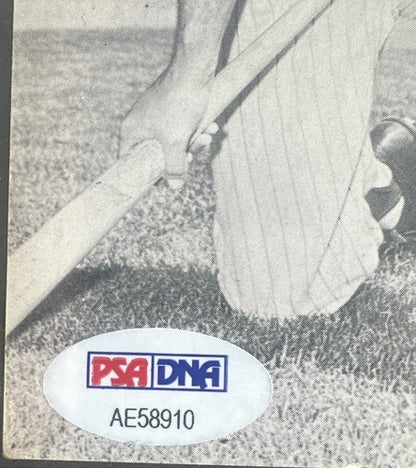 BOB ALLISON Washington Senators Signed Postcard Mint Auto photo PSA Coa Twins