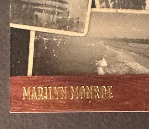 MARILYN MONROE WORN RELIC SWATCH CARD 2009 Panini HOLLYWOOD LEGENDS /500 Mint