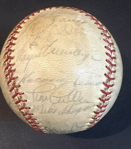 1971 Washington Senators Team Signed A.L Baseball Ted Williams Nelson Fox JSA