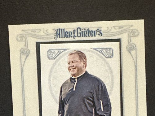 2013 Topps Allen & Ginter Brian Kelly Notre Dame Coach Mini Gem Mint Auto AGA BK