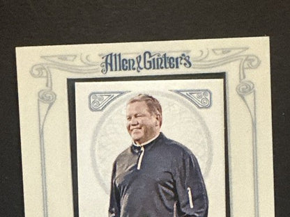 2013 Topps Allen & Ginter Brian Kelly Notre Dame Coach Mini Gem Mint Auto AGA BK