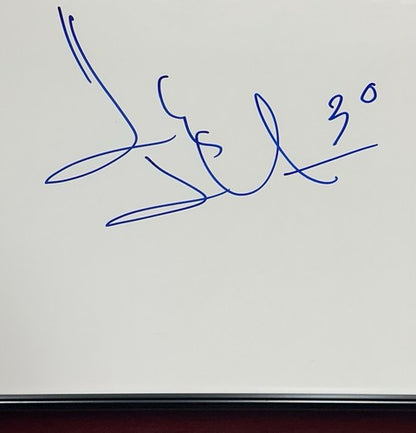Henrik Lundqvist Signed 16x32 Framed Pano Photo Mint /30 Auto Rangers Steiner