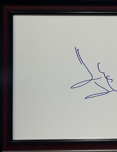 Henrik Lundqvist Signed 16x32 Framed Pano Photo Mint /30 Auto Rangers Steiner