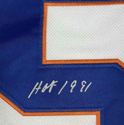 Denis Potvin Signed Islanders CCM Authentic Stat Jersey HOF Cups Auto Strap PSA