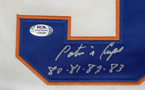 Denis Potvin Signed Islanders CCM Authentic Stat Jersey HOF Cups Auto Strap PSA