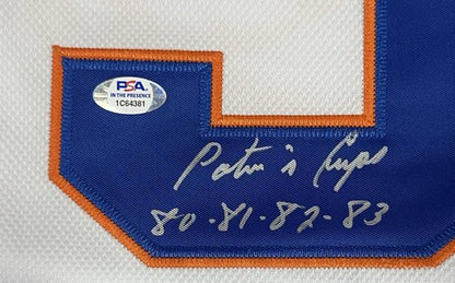 Denis Potvin Signed Islanders CCM Authentic Stat Jersey HOF Cups Auto Strap PSA