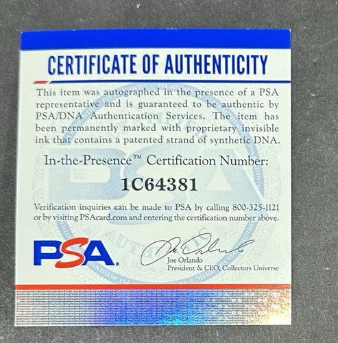 Denis Potvin Signed Islanders CCM Authentic Stat Jersey HOF Cups Auto Strap PSA