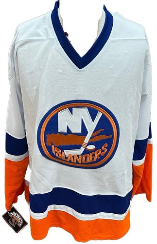 Denis Potvin Signed Islanders CCM Authentic Stat Jersey HOF Cups Auto Strap PSA