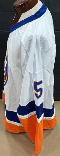 Denis Potvin Signed Islanders CCM Authentic Stat Jersey HOF Cups Auto Strap PSA