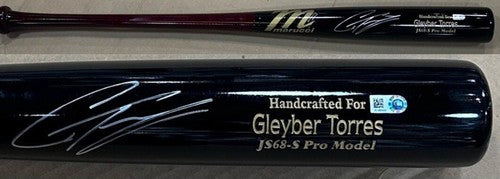 Gleyber Torres Signed Game Model Marucci Bat Yankees 2018 Rookie Auto MLB COA