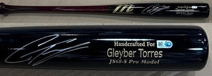 Gleyber Torres Signed Game Model Marucci Bat Yankees 2018 Rookie Auto MLB COA