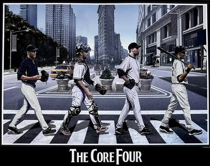NY Yankees Core 4 16x20 Photo Litho Derek Jeter Mariano Rivera Posada Pettitte