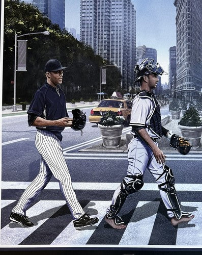 NY Yankees Core 4 16x20 Photo Litho Derek Jeter Mariano Rivera Posada Pettitte
