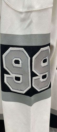 Wayne Gretzky Signed Kings Authentic CCM Jersey Auto Fight Strap Goldin Coa