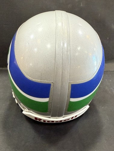 Seatle Seahawks 3 & 5/8th Riddell Mini Helmet Metal Mask Rare