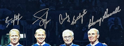 Rangers Signed Retired #s 16x20 Framed Photo 8 Auto Mark Messier Gilbert Steiner