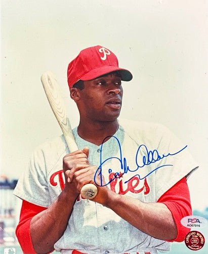 Dick Allen Signed 8x10 Framed Photo Phillies PSA 10 Gem Mint Autograph LOA HOF