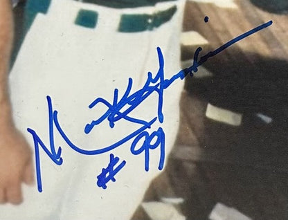 NY Jets signed 16x20 Photo Stock Exchange Floor Framed 4 Auto Joe Klecko JSA