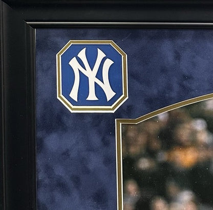 Mariano Rivera Signed Framed Photo Suede Mound Rubber HOF 8 Stat Auto Steiner