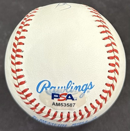 Phil Rizzuto Signed Official AL Clean Pearl White Baseball Yankees Hof Auto PSA