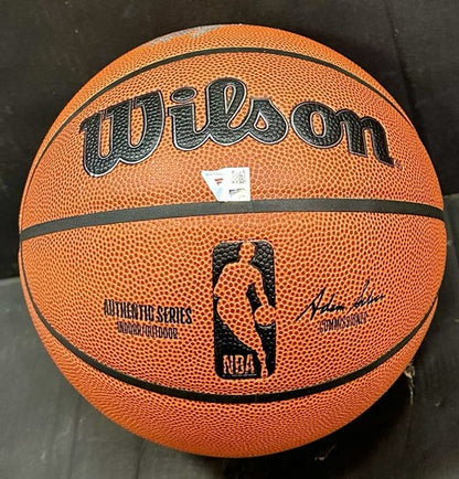 Victor Wembanyama Signed Wilson I/Basketball Spurs Rookie Auto Fanatics COA ROY