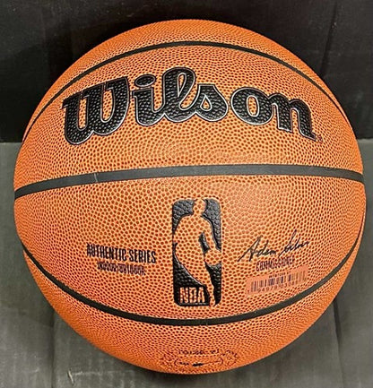 Victor Wembanyama Signed Wilson I/Basketball Spurs Rookie Auto Fanatics COA ROY