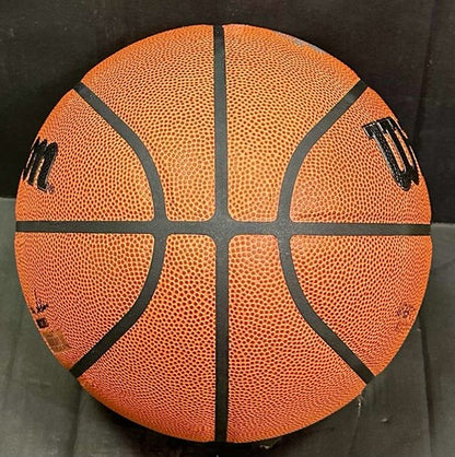 Victor Wembanyama Signed Wilson I/Basketball Spurs Rookie Auto Fanatics COA ROY