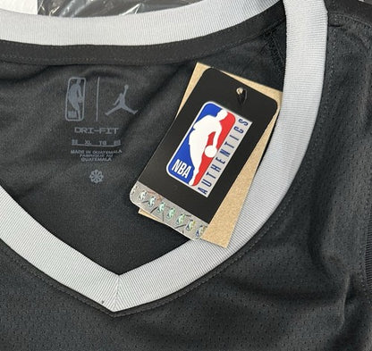 Victor Wembanyama Signed Black Jordan Statement Jersey Spurs Auto Fanatics COA