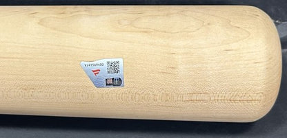 Brandon Nimmo Signed Marucci Game Model Bat NY Mets Autograph Fanatics MLB COA