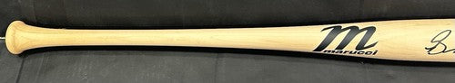 Brandon Nimmo Signed Marucci Game Model Bat NY Mets Autograph Fanatics MLB COA