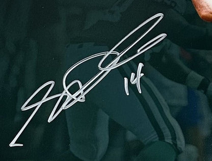 Sam Darnold Signed 11x14 Spotlight Photo Seahawks Rookie Auto PSA COA Ny Jets