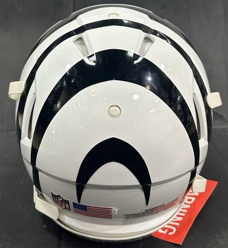 Cincinnati Bengals White Custom Pro Authentic FS Helmet W/ Visor Under Armour