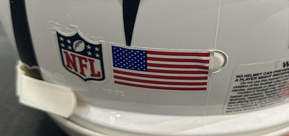 Cincinnati Bengals White Custom Pro Authentic FS Helmet W/ Visor Under Armour