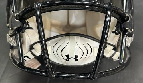 Cincinnati Bengals White Custom Pro Authentic FS Helmet W/ Visor Under Armour
