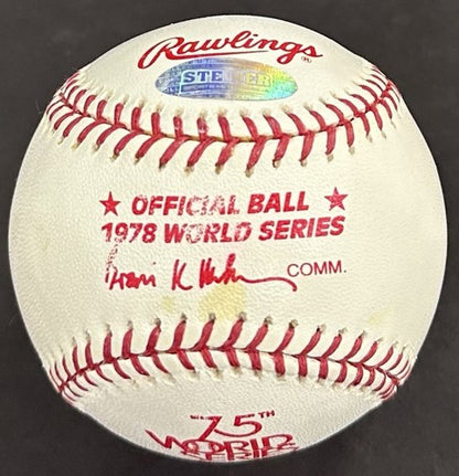 Ron Guidry Signed Official 1978 World Series Baseball Yankees Auto Steiner Holo