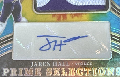 JAREN HALL 2023 SELECT PRIME RPA ROOKIE PATCH TIE DYE RC AUTO /25 Mint Sealed