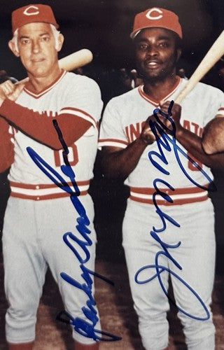 Big Red Machine Signed 8x10 Framed Photo Reds 5 Auto Bench Rose Morgan Steiner