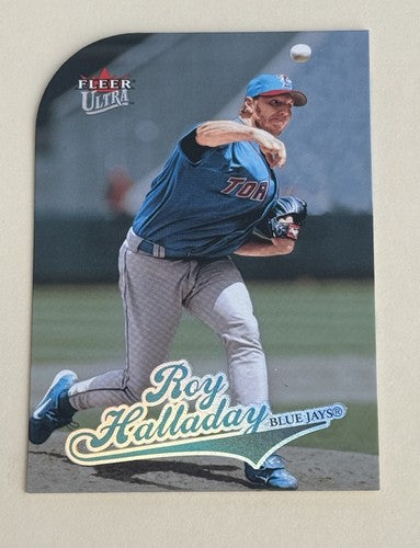 2004 Fleer Ultra Platinum Medallion  #82 Roy Halladay Blue Jays /66 Mint HOF