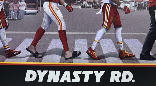 Kansas City Chiefs Dynasty Road 16x20 Litho Photo Patrick Mahomes Travis Kelce
