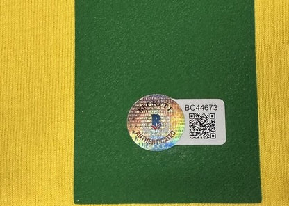 Pele Signed CBD Brazil World Cup Soccer Jersey #10 Autograph Beckett Bas COA