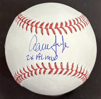 Aaron Judge Signed Official MLB Baseball 2x AL MVP Autograph Yankees Fanatics