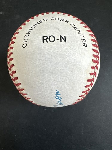Hank Aaron Signed Official NL Baseball Mint Auto Braves Hof Beauty Psa Coa