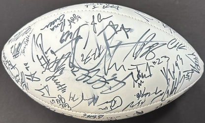 2008 Pro Bowl Team Signed NFL Football Adrian Peterson Tony Romo 40 + Auto Coa