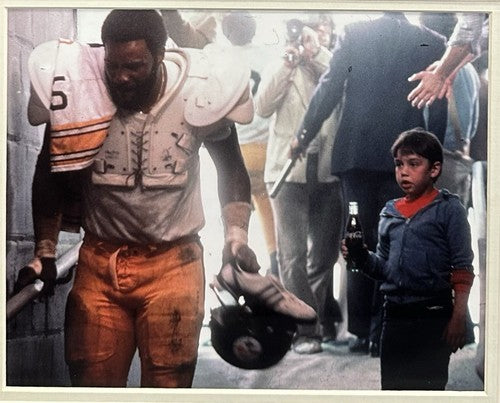 Mean Joe Greene Framed 8x10 Photo 1979 Coca Cola Commercial Steelers #75 Card