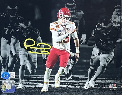 Patrick Mahomes Signed 8x10 Framed Photo KC Chiefs Super Bowl MVP Auto BAS