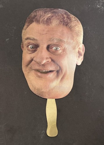 Rodney Dangerfield Head On Stick NY Mets SCHEDULE 1987 NO RESPECT Shea Stadium
