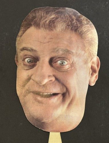Rodney Dangerfield Head On Stick NY Mets SCHEDULE 1987 NO RESPECT Shea Stadium