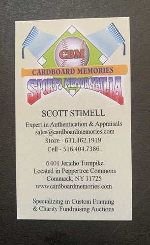 Rodney Dangerfield Head On Stick NY Mets SCHEDULE 1987 NO RESPECT Shea Stadium