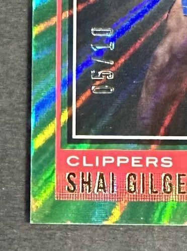2018 Donruss Shai Gilgeous-Alexander Rated Rookie #162 5/10 RC Okc Thunder NM